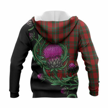MacGregor (McGregor) Tartan Knitted Hoodie Resilient Scottish Thistle - Tartan Vibes Clothing