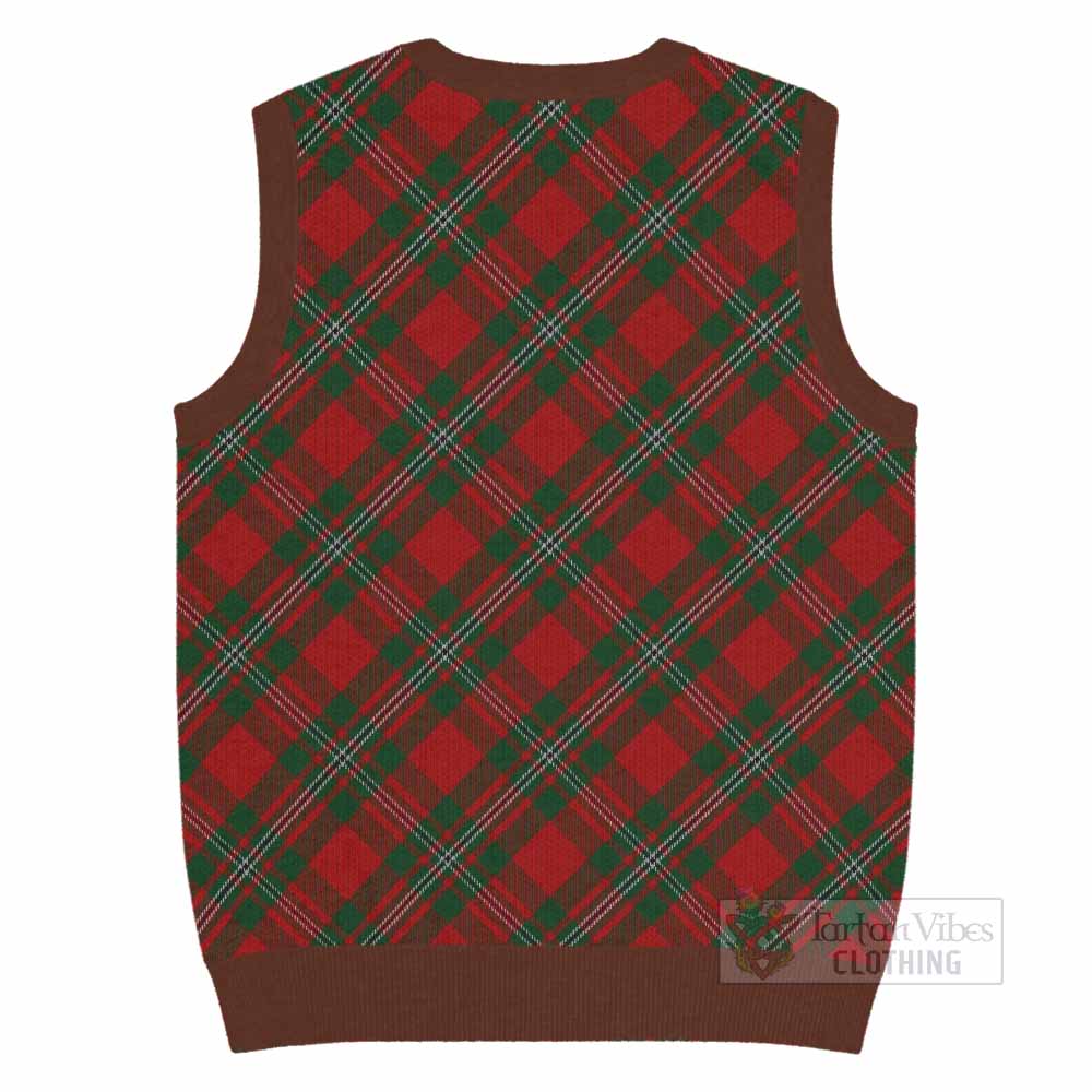 MacGregor (McGregor) Tartan  Knitted V-Neck Vest Cross Style