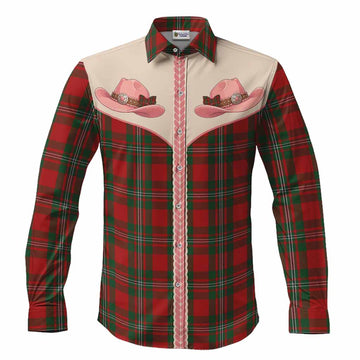 MacGregor (McGregor) Tartan Long Sleeve Button Shirts Wee Coo Cowgirl Cute Style Men's Shirt S - Tartan Vibes Clothing