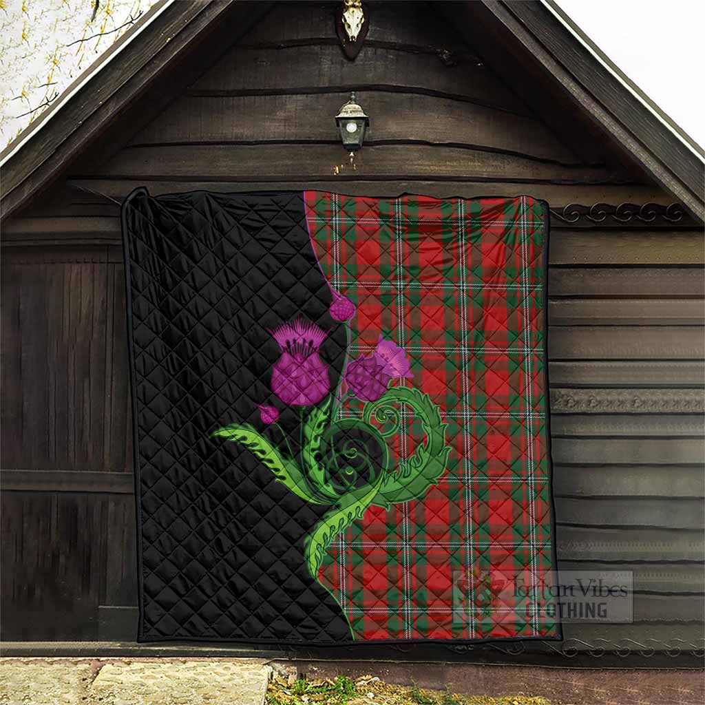 MacGregor (McGregor) Tartan Premium Quilt Traditional Scottish Thistle - Tartan Vibes Clothing