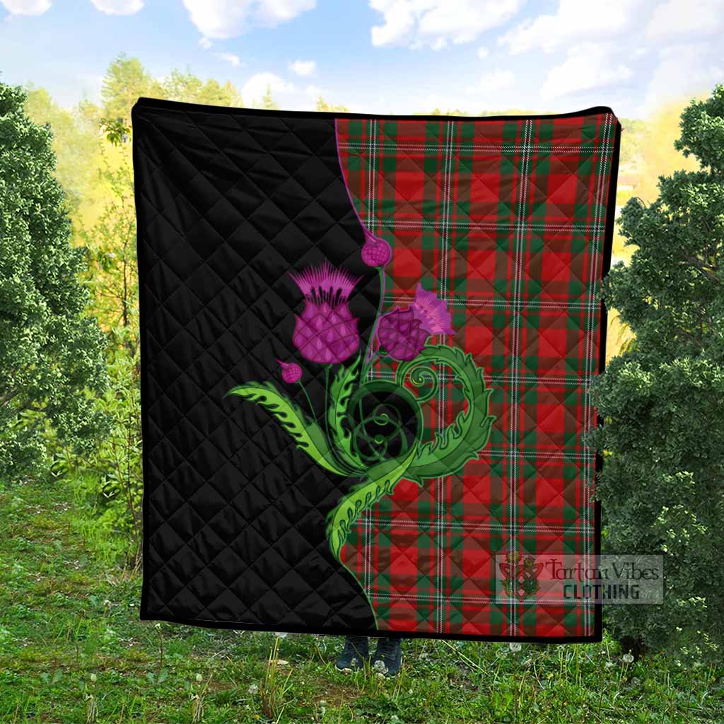 MacGregor (McGregor) Tartan Premium Quilt Traditional Scottish Thistle - Tartan Vibes Clothing