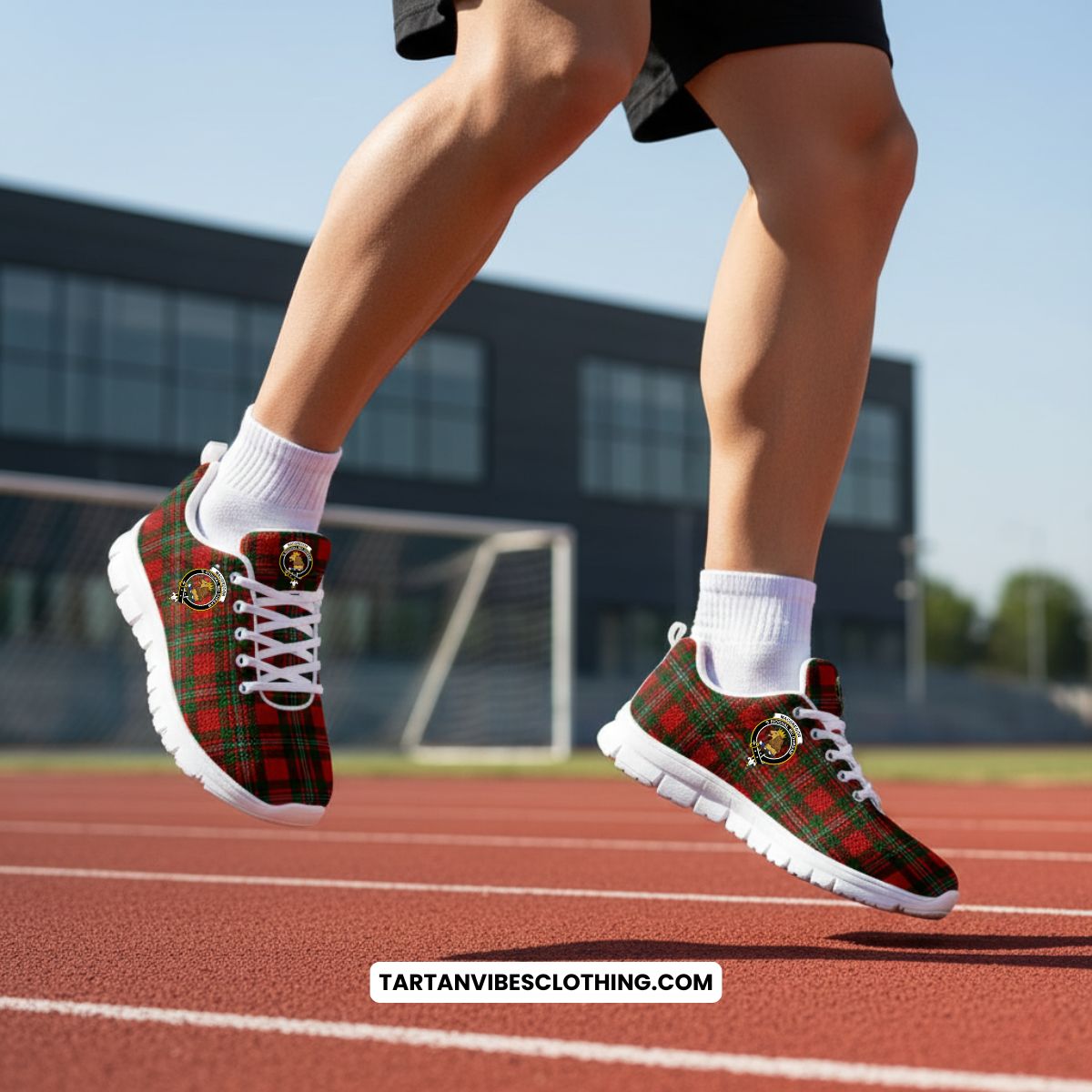 MacGregor (McGregor) Tartan Sneakers with Family Crest