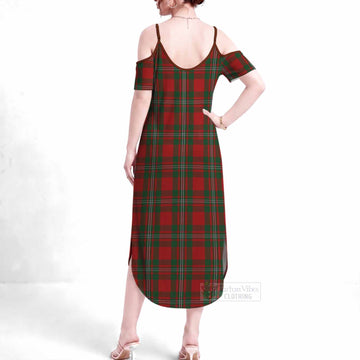 MacGregor (McGregor) Tartan Summer Maxi Dress - Tartan Vibes Clothing