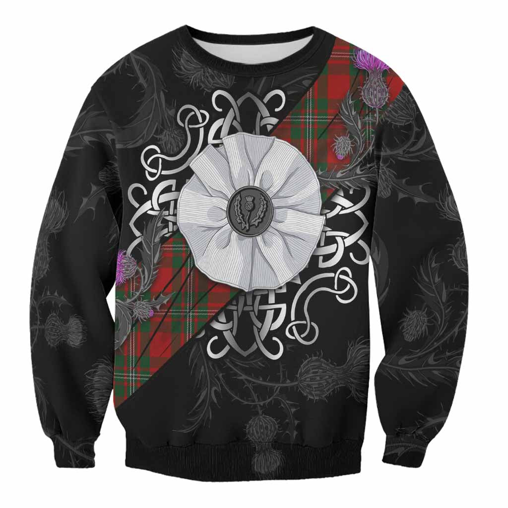 MacGregor (McGregor) Tartan Sweatshirt Jacobite White Rose Unisex - Tartan Vibes Clothing