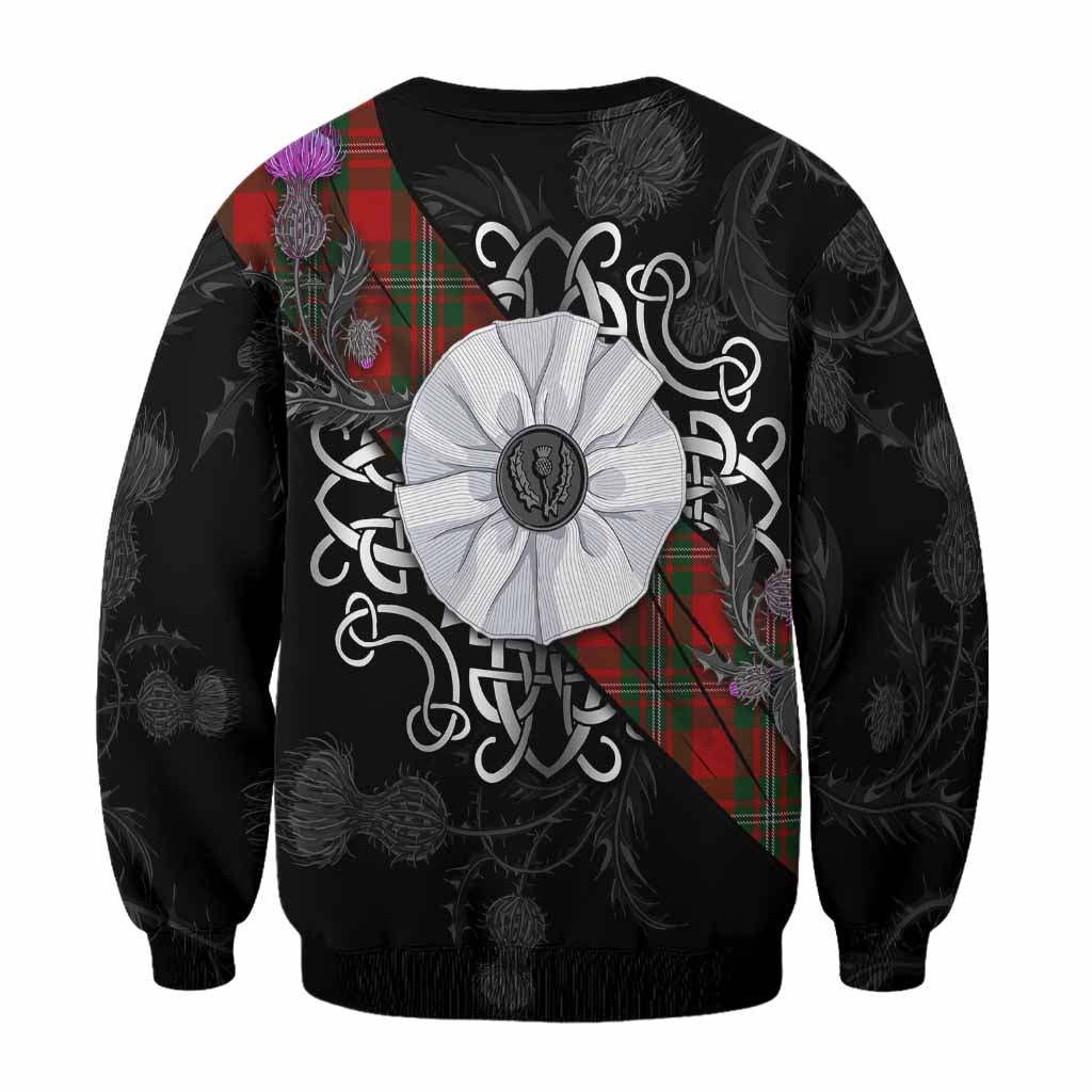 MacGregor (McGregor) Tartan Sweatshirt Jacobite White Rose - Tartan Vibes Clothing