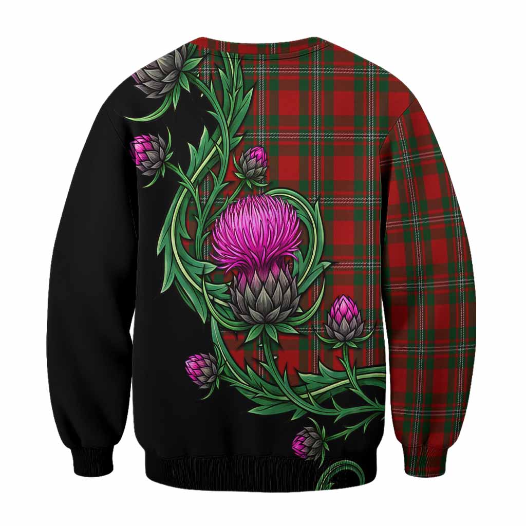 MacGregor (McGregor) Tartan Sweatshirt Resilient Scottish Thistle - Tartan Vibes Clothing