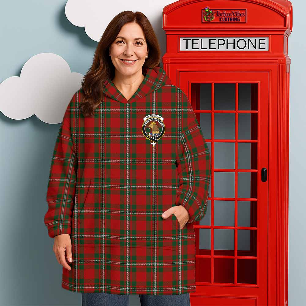 MacGregor (McGregor) Tartan Wearable Blanket with Family Crest - Tartan Vibes Clothing