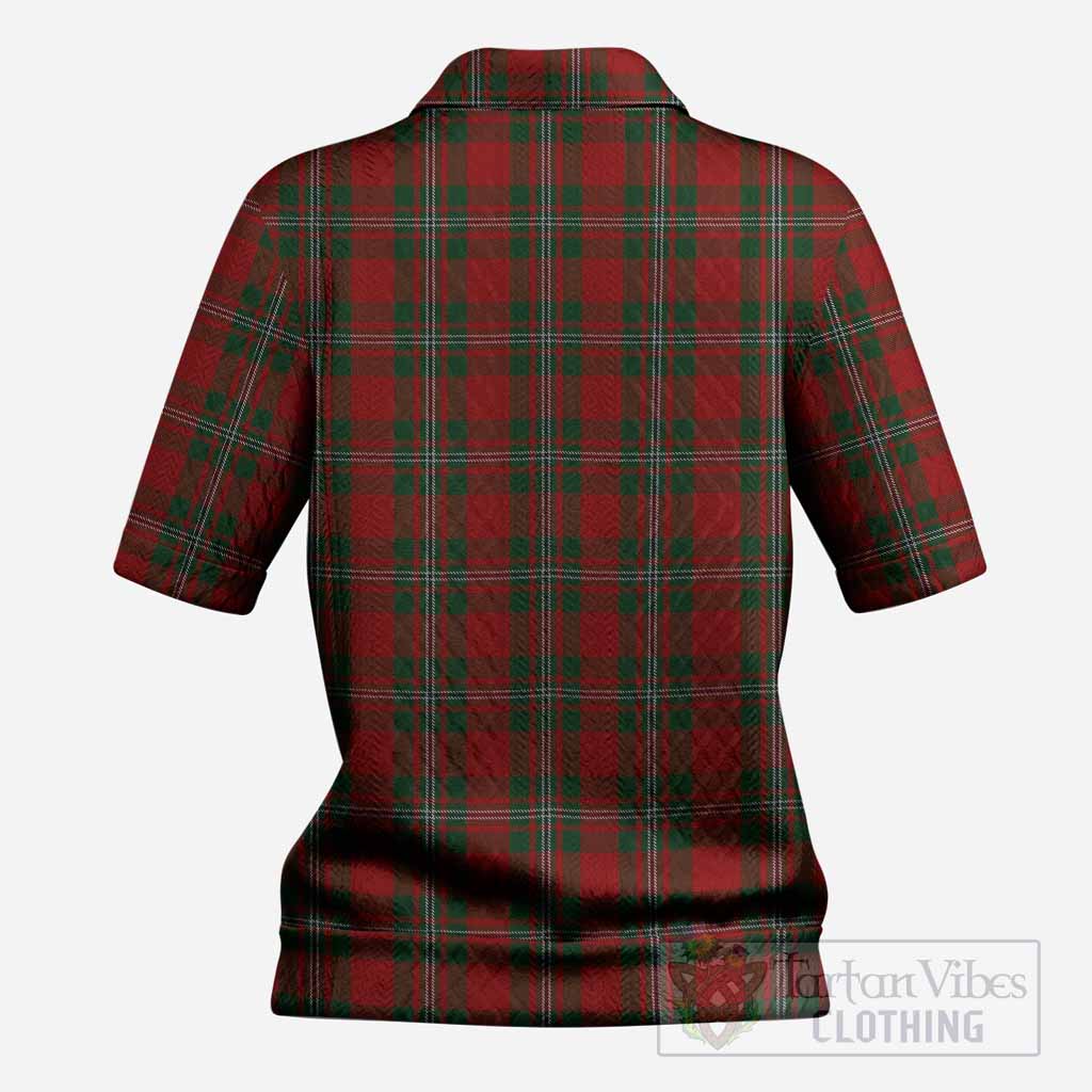 MacGregor (McGregor) Tartan Women’s Polo Sweater Top with Family Crest