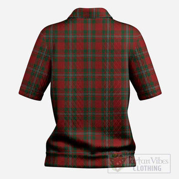MacGregor (McGregor) Tartan Women’s Polo Sweater Top with Family Crest