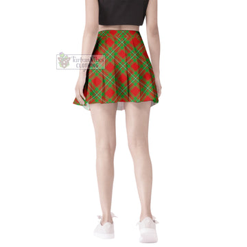 MacGregor Modern Tartan Women's Plated Mini Skirt