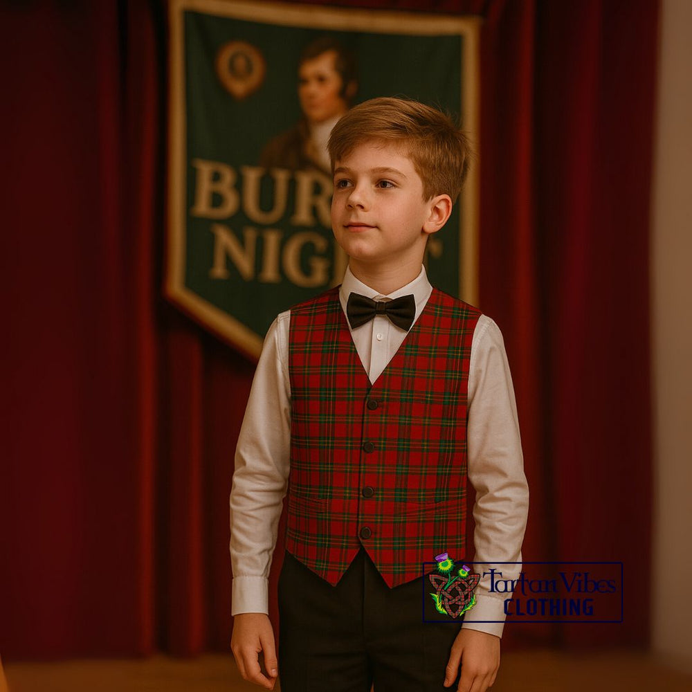 MacGregor Tartan Waistcoat with Black Trousers