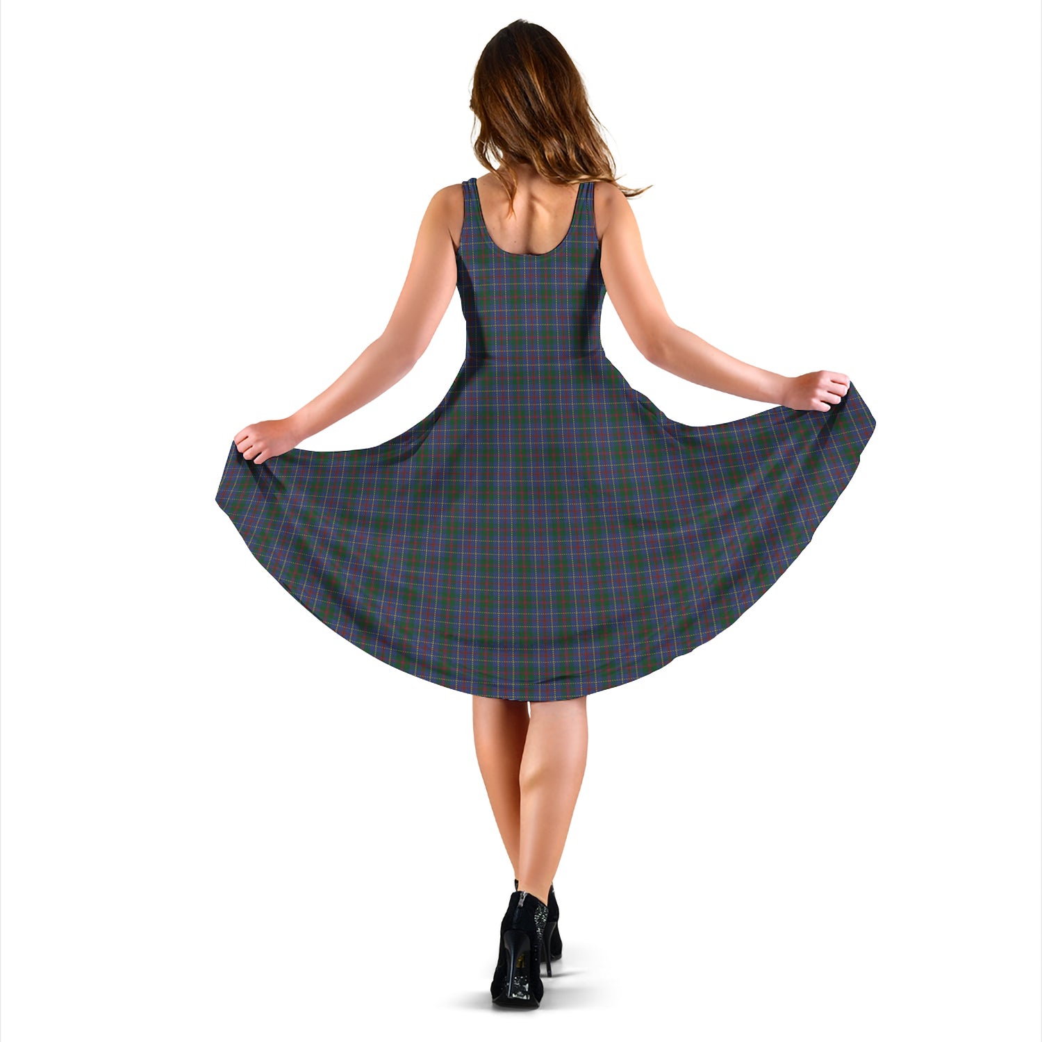 MacHardy (McHardy) Tartan Sleeveless Midi Womens Dress - Tartan Vibes Clothing