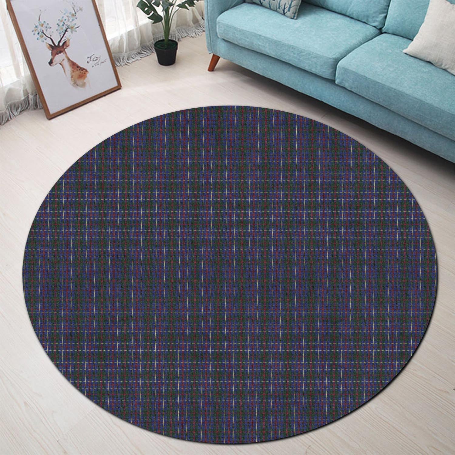MacHardy (McHardy) Tartan Round Rug - Tartan Vibes Clothing