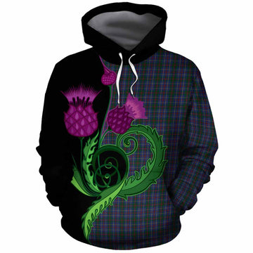 MacHardy (McHardy) Tartan Cotton Hoodie Traditional Scottish Thistle