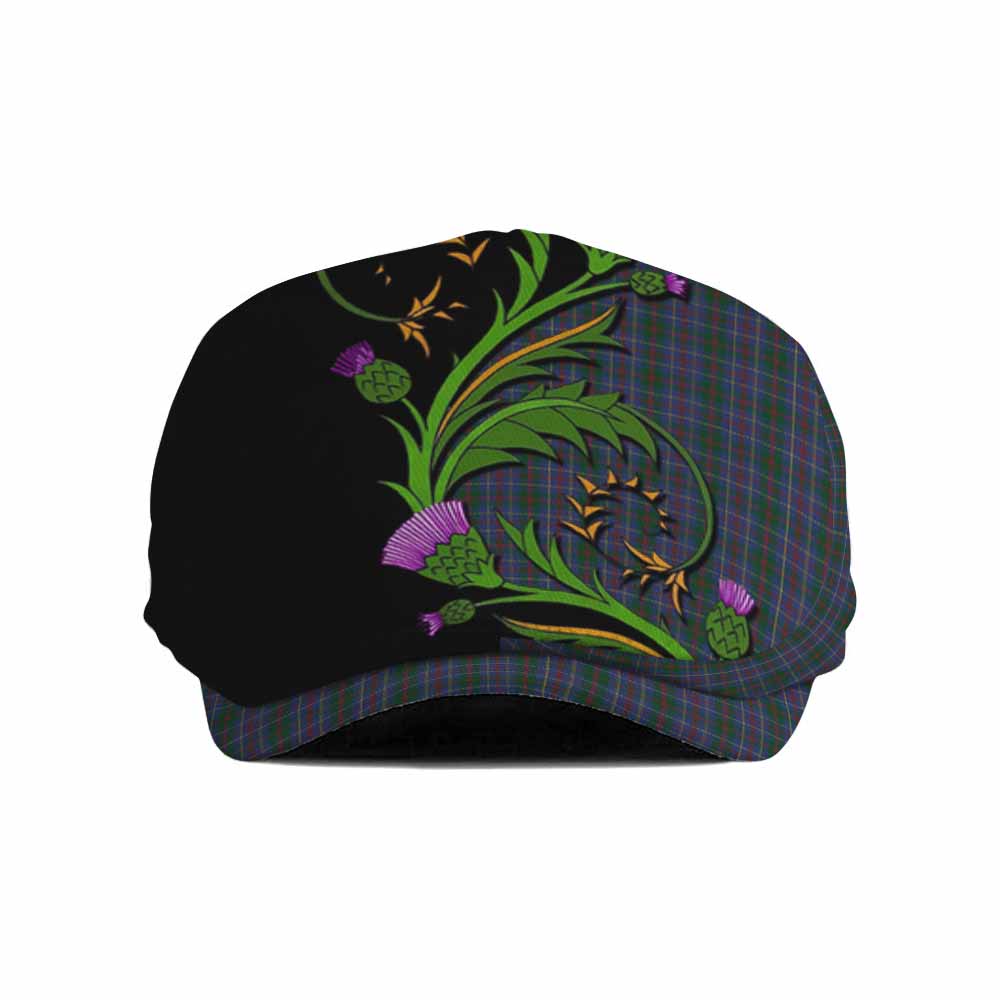MacHardy (McHardy) Tartan Flat Cap, Jeff Cap Scottish Thistle Pride Heritage Art