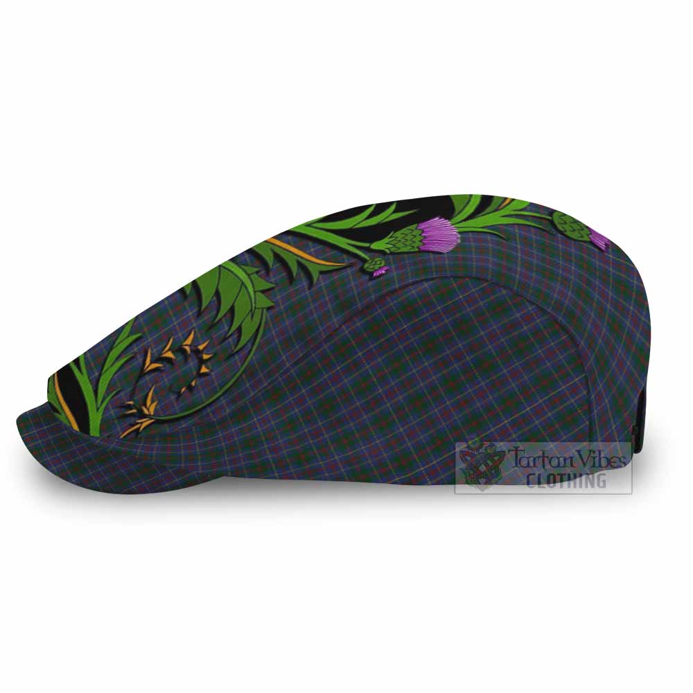 MacHardy (McHardy) Tartan Flat Cap, Jeff Cap Scottish Thistle Pride Heritage Art