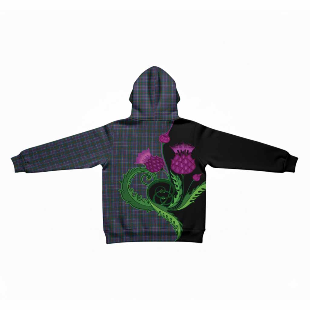 MacHardy (McHardy) Tartan Kid Hoodie Traditional Scottish Thistle