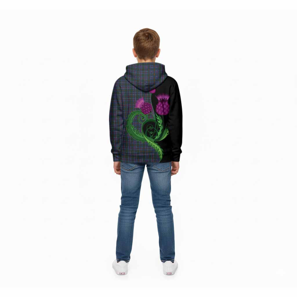 MacHardy (McHardy) Tartan Kid Hoodie Traditional Scottish Thistle