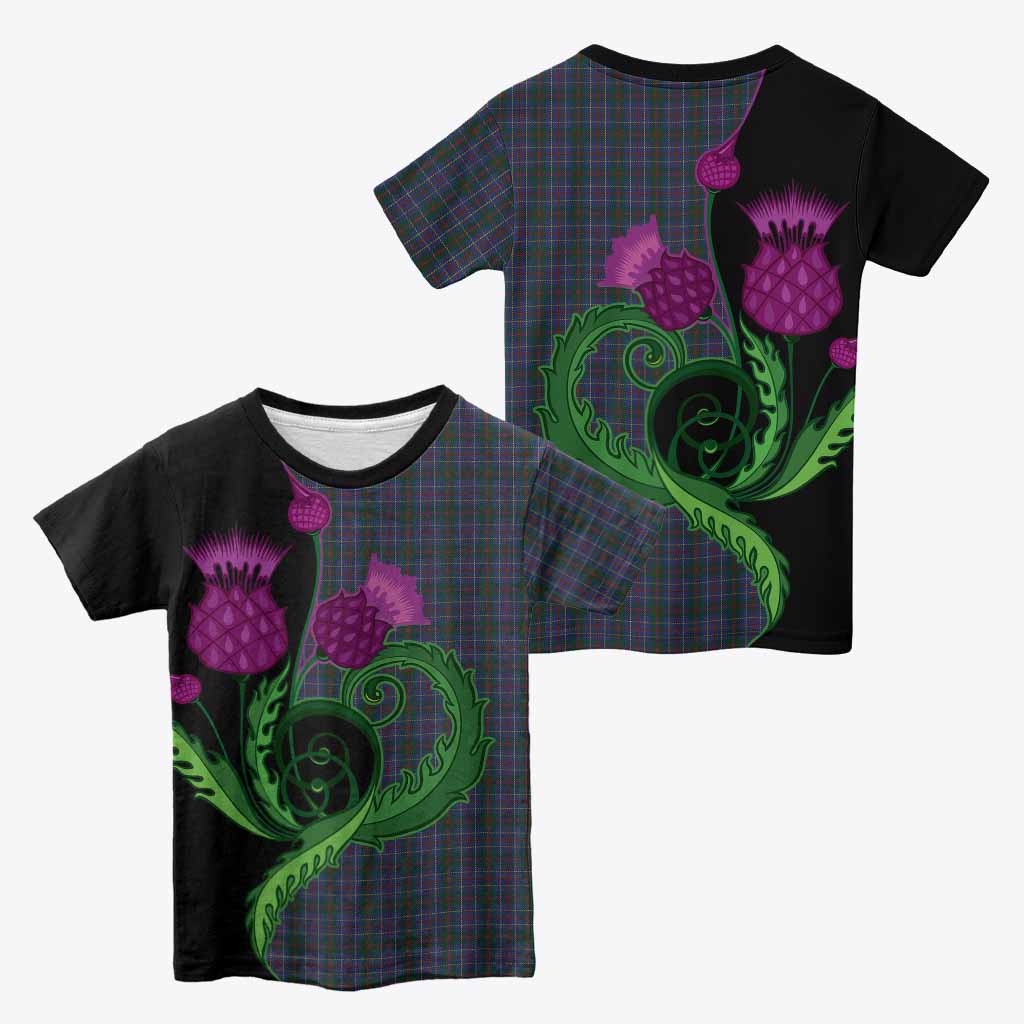 MacHardy (McHardy) Tartan Kid T-shirt Traditional Scottish Thistle