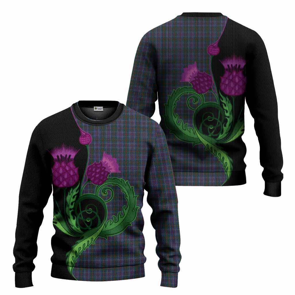 MacHardy (McHardy) Tartan Knitted Sweater Traditional Scottish Thistle