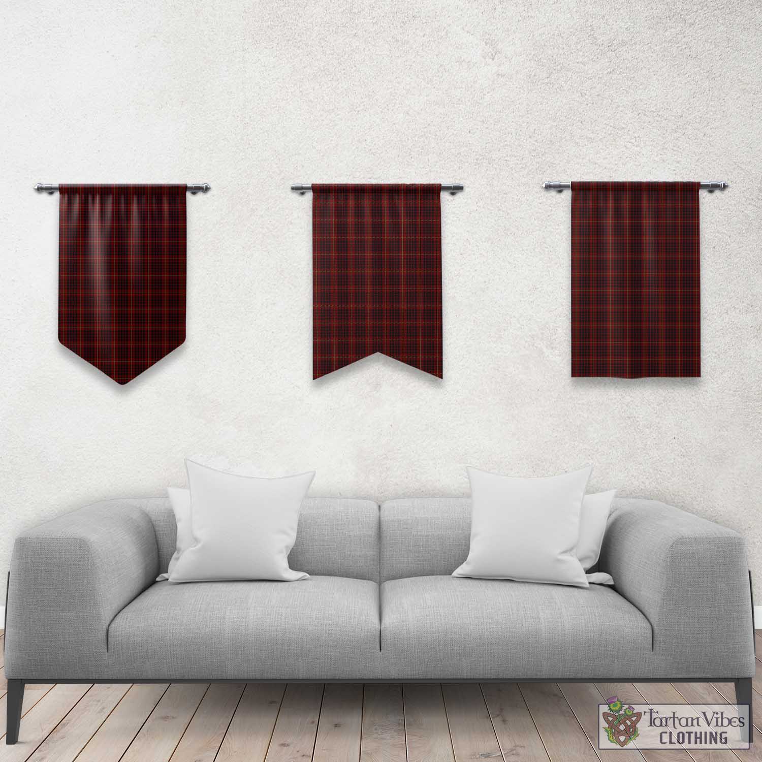 MacIan (McIan) Tartan Gonfalon, Tartan Banner Rectangle - Tartan Vibes Clothing