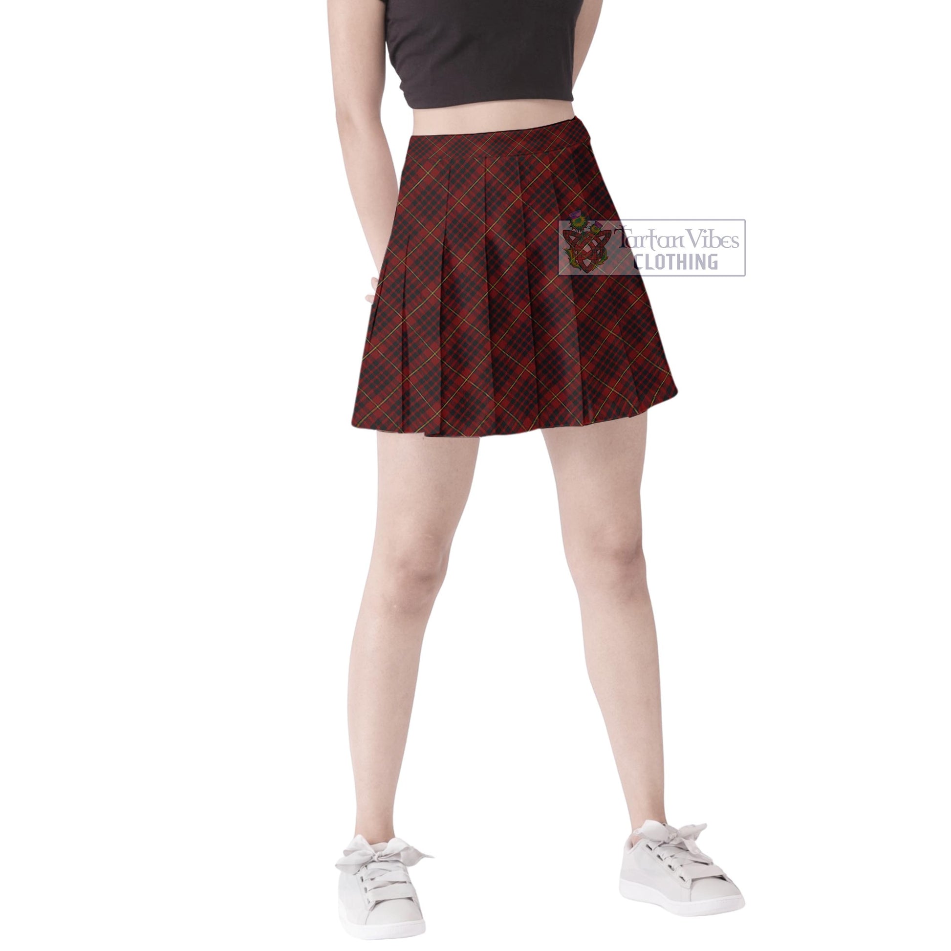 MacIan (McIan) Tartan Women's Plated Mini Skirt Cross Style Female - Tartan Vibes Clothing