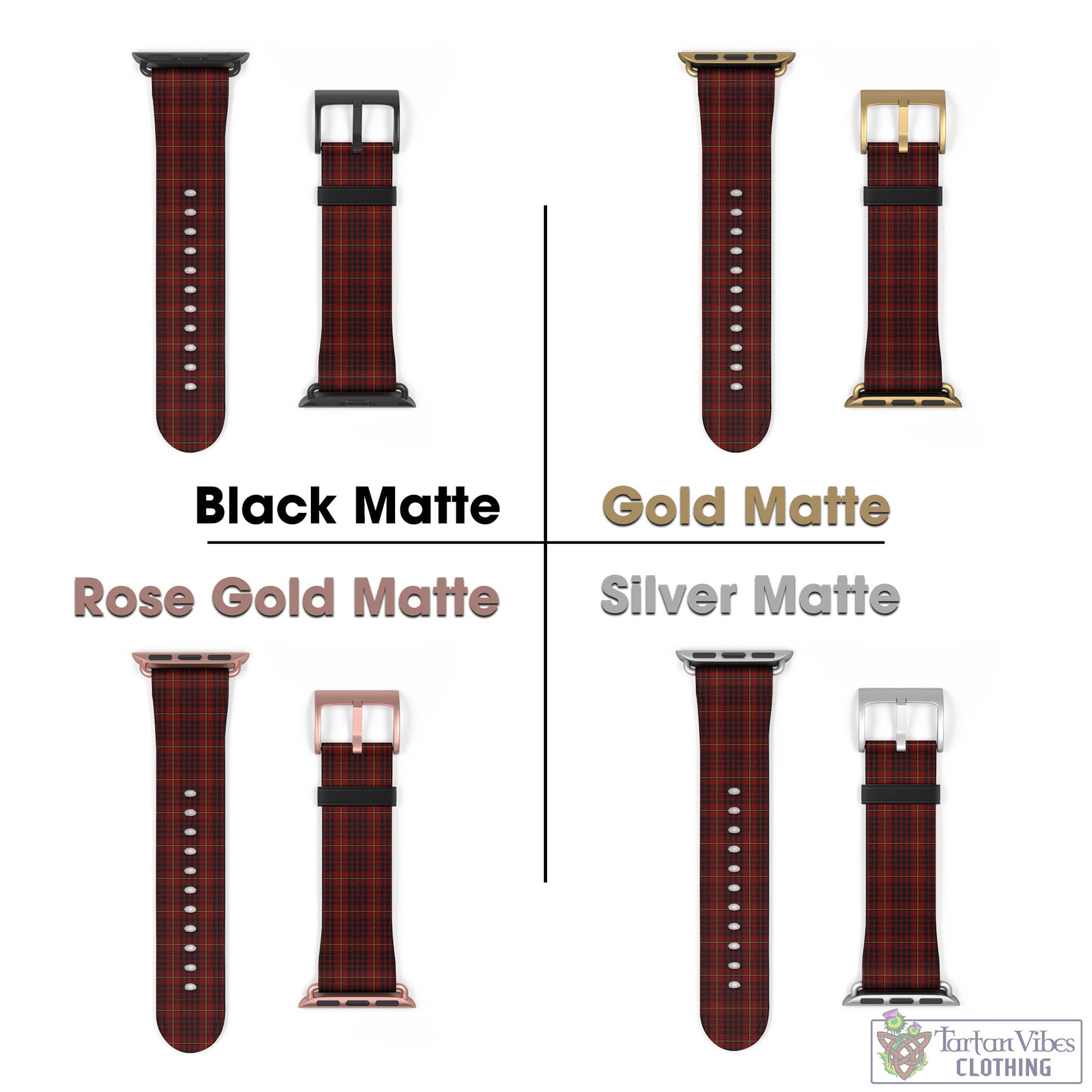 Tartan Vibes Clothing MacIan Tartan Watch Band
