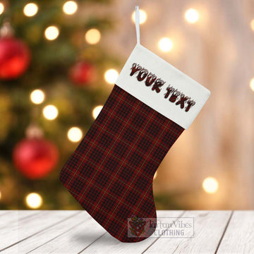 MacIan (McIan) Tartan Christmas Stocking with Personalized Text