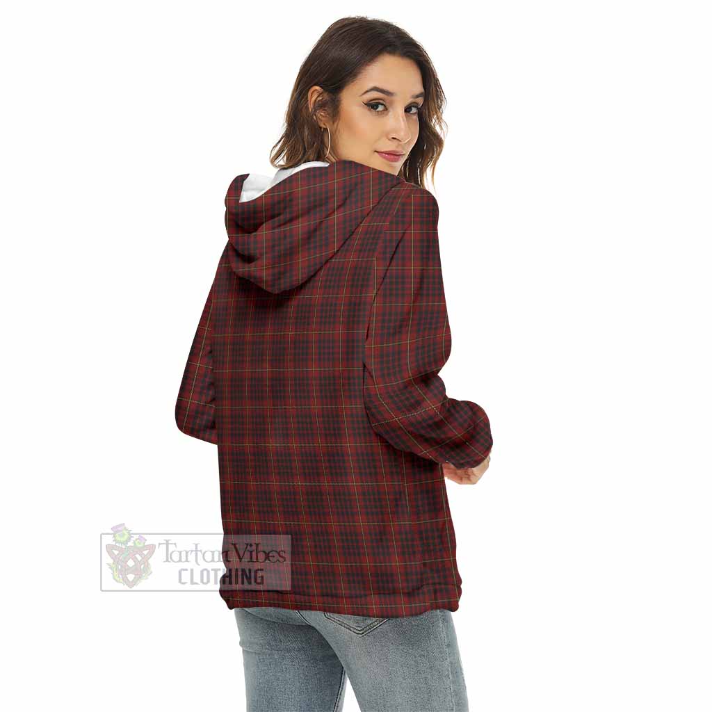 MacIan (McIan) Tartan Women's Borg Fleece Hoodie with Half Zip - Tartan Vibes Clothing