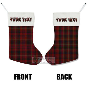 MacIan (McIan) Tartan Christmas Stocking with Personalized Text