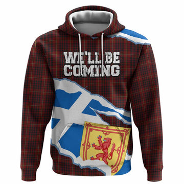 MacIan (McIan) Scotland Football Tartan Hoodie We'll Be Coming