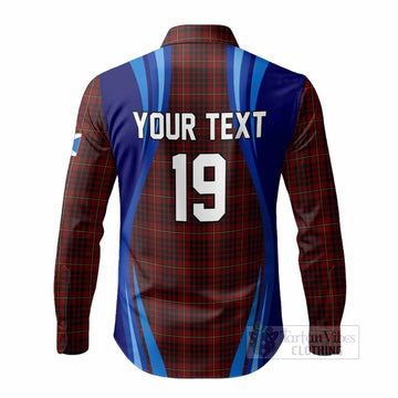 MacIan (McIan) Scotland Football Tartan Long Sleeve Button Shirts Lion Mascot Go Scottish - Tartan Vibes Clothing