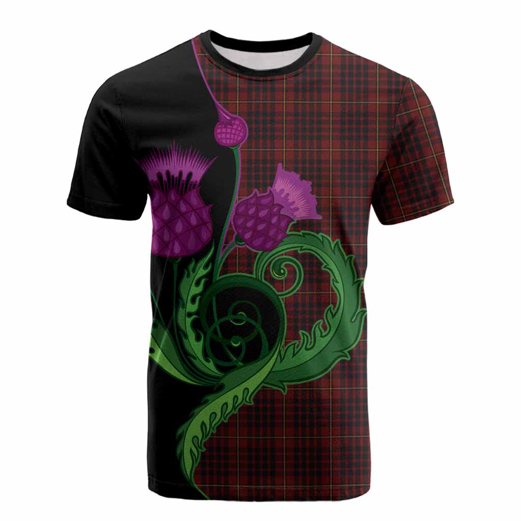 MacIan (McIan) Tartan Cotton T-shirt Traditional Scottish Thistle