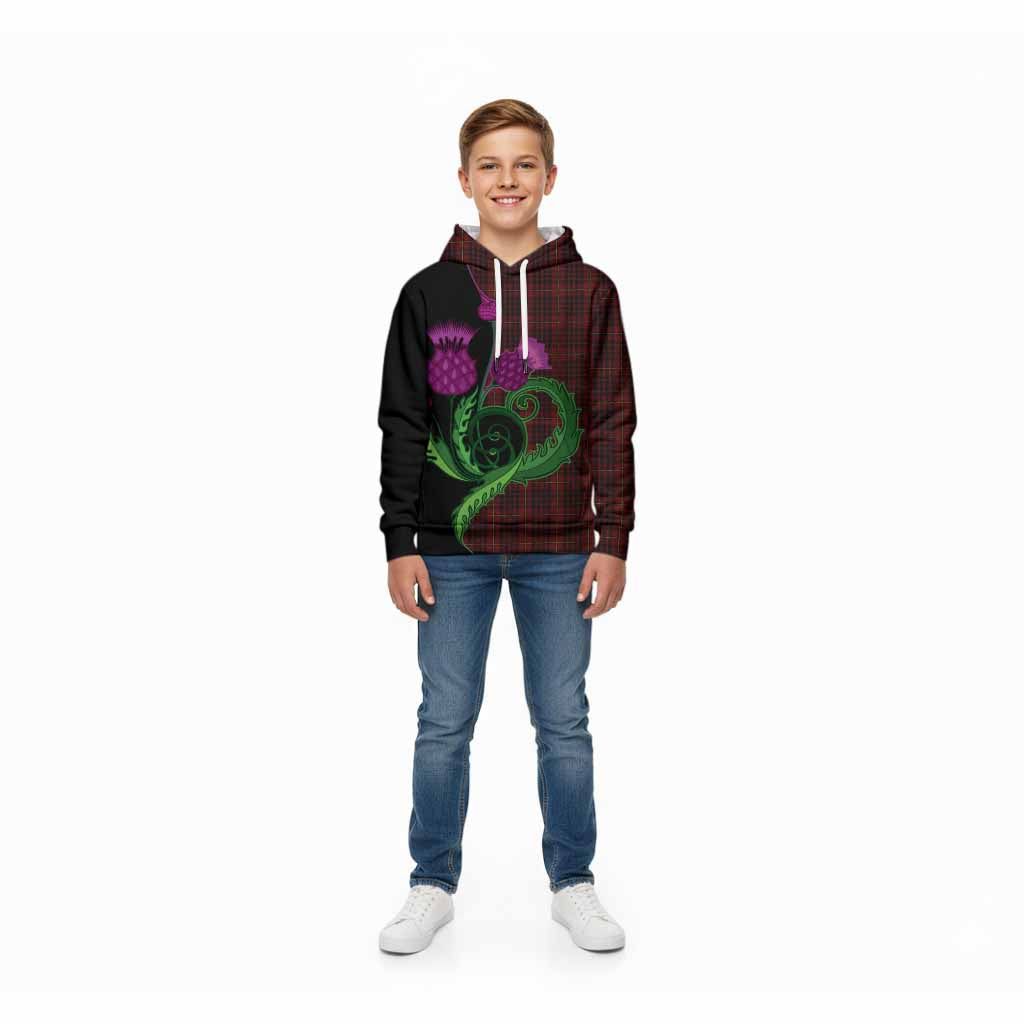 MacIan (McIan) Tartan Kid Hoodie Traditional Scottish Thistle