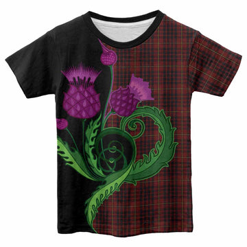 MacIan (McIan) Tartan Kid T-shirt Traditional Scottish Thistle