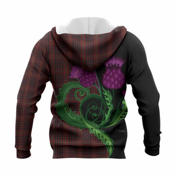 MacIan (McIan) Tartan Knitted Hoodie Traditional Scottish Thistle