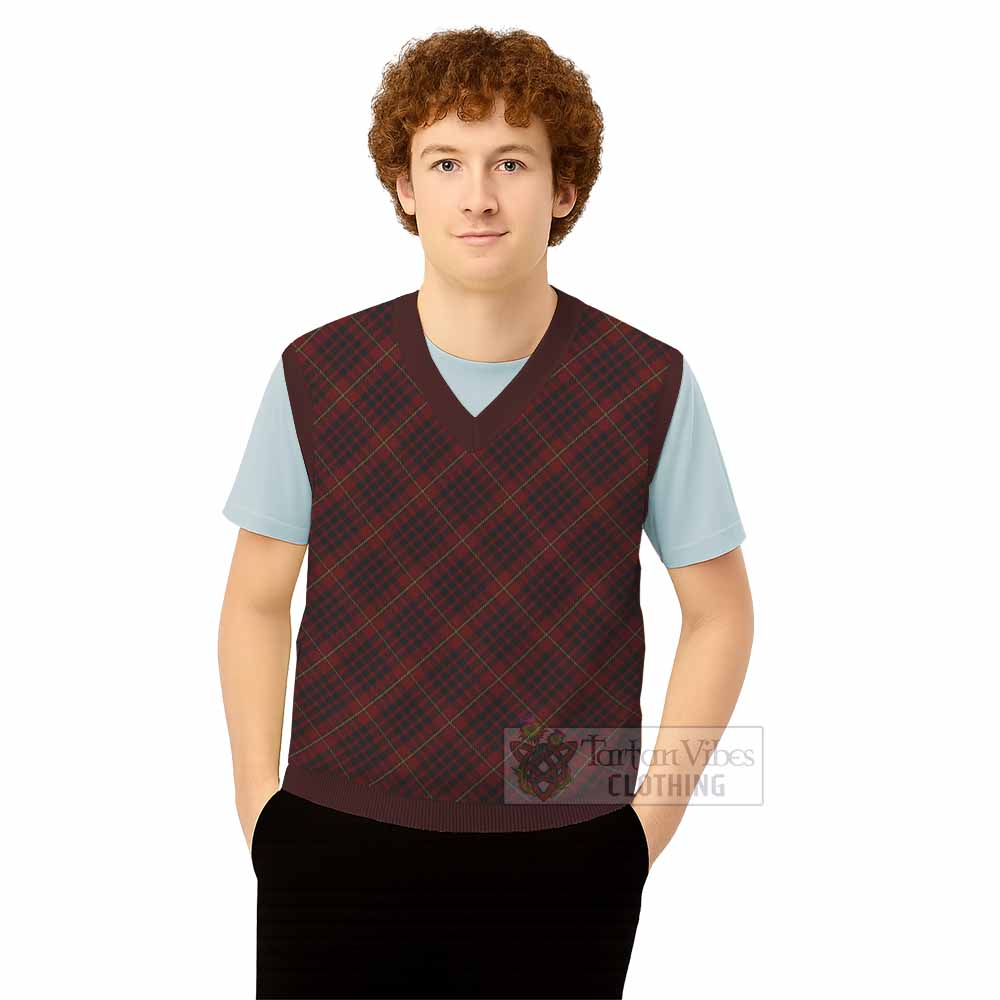 MacIan (McIan) Tartan  Knitted V-Neck Vest Cross Style