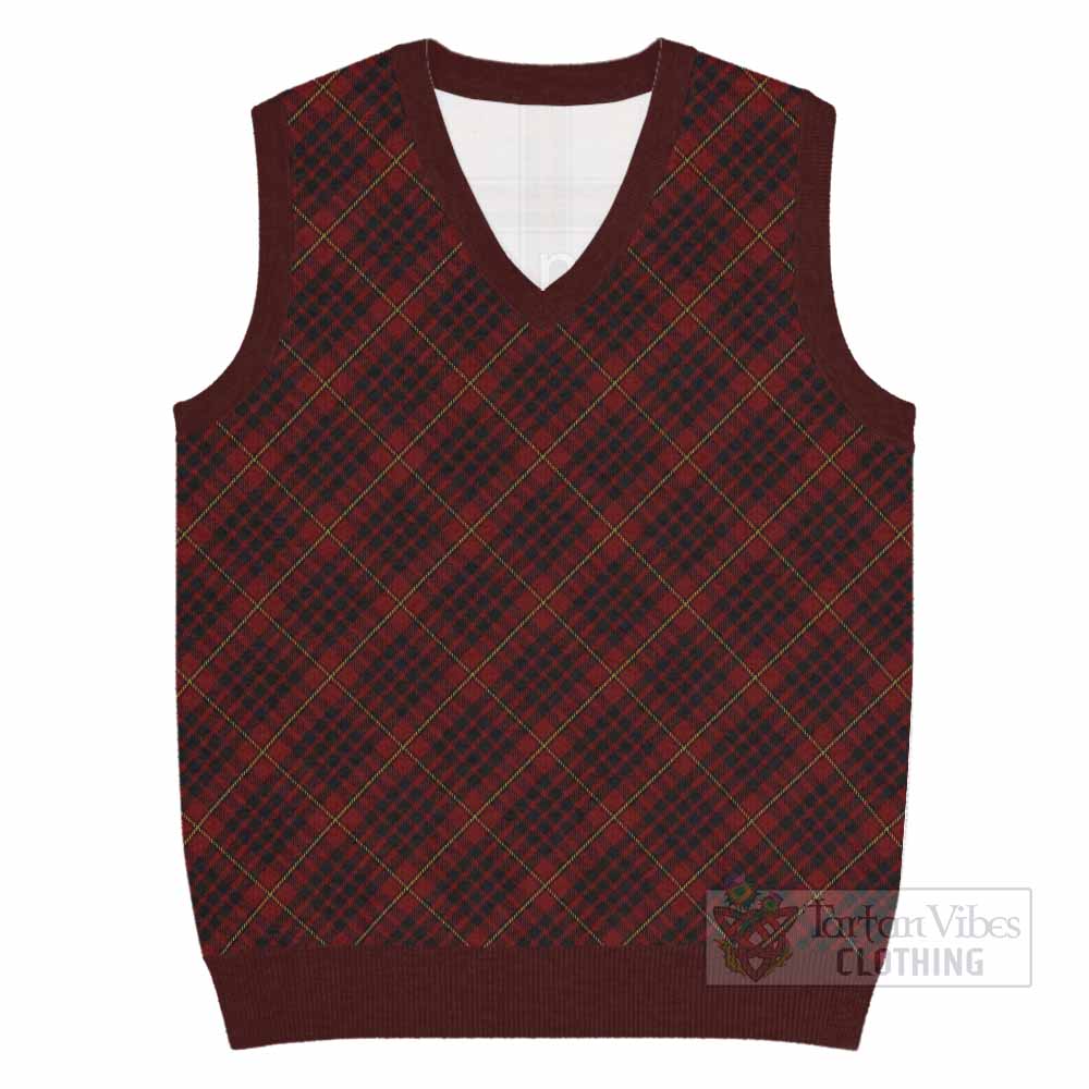 MacIan (McIan) Tartan  Knitted V-Neck Vest Cross Style