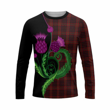 MacIan (McIan) Tartan Long Sleeve T-Shirt Traditional Scottish Thistle