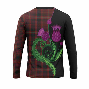 MacIan (McIan) Tartan Long Sleeve T-Shirt Traditional Scottish Thistle