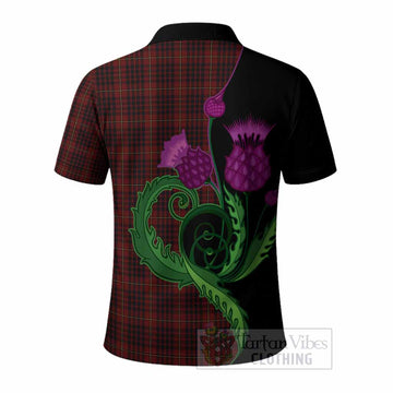 MacIan (McIan) Tartan Polo Shirt Traditional Scottish Thistle