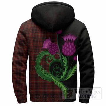 MacIan (McIan) Tartan Sherpa Hoodie Traditional Scottish Thistle