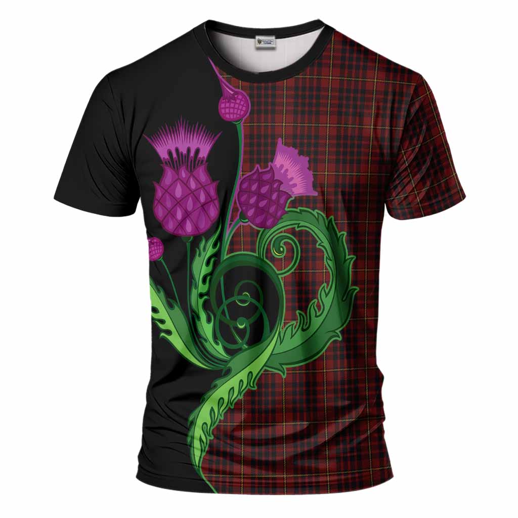 MacIan (McIan) Tartan T-Shirt Traditional Scottish Thistle