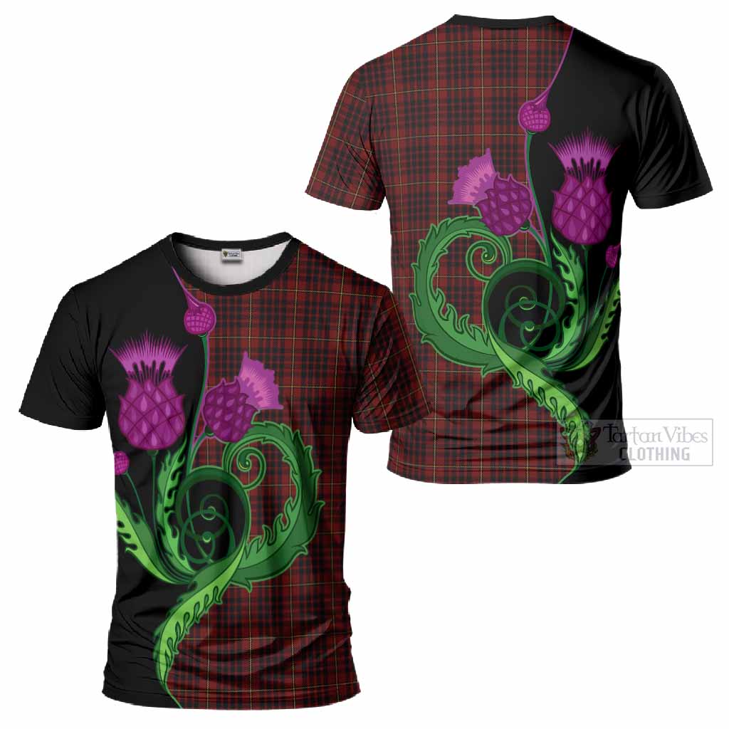 MacIan (McIan) Tartan T-Shirt Traditional Scottish Thistle