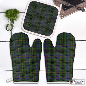 MacInnes (McInnes) Tartan Combo Oven Mitt & Pot-Holder Combo 1 Oven Mitt & 1 Pot-Holder White - Tartan Vibes Clothing