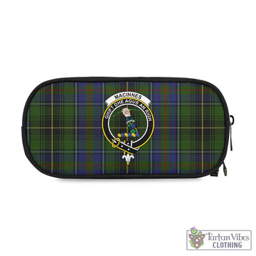 MacInnes (McInnes) Tartan Pen and Pencil Case with Family Crest