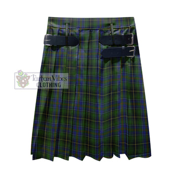 MacInnes Tartan Men's Pleated Skirt - Fashion Casual Retro Scottish Kilt Style