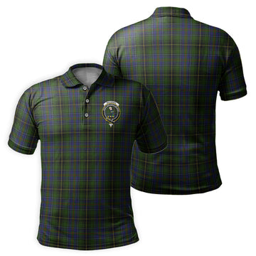 MacInnes (McInnes) Tartan Men's Polo Shirt with Family Crest