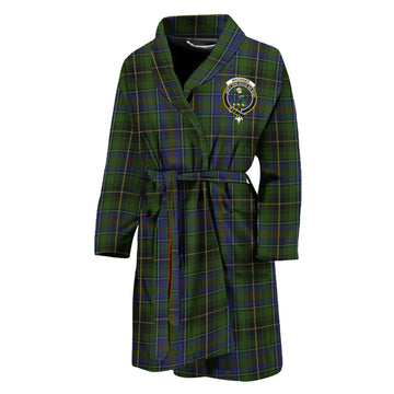MacInnes (McInnes) Tartan Bathrobe with Family Crest Unisex M - Tartan Vibes Clothing