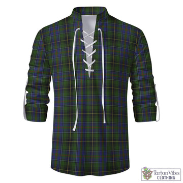 MacInnes (McInnes) Tartan Men's Scottish Traditional Jacobite Ghillie Kilt Shirt